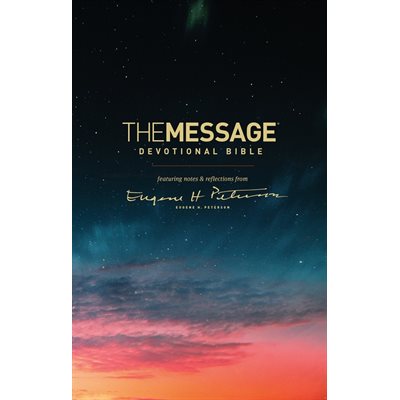 The Message Devotional Bible, Hardcover