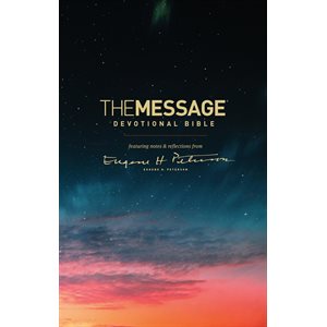 The Message Devotional Bible, Hardcover