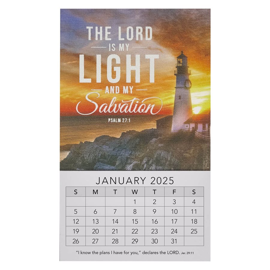 The Lord is my Light 2025 Mini Calendar Psalm 271