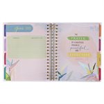 God Refreshes My Soul 18-Month Planner with Elastic Closure - Psalm 23:3