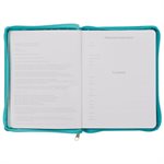 Trust in the Lord Teal Faux Leather 2025 Large 18-month Planner for Women