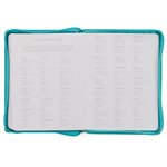 Trust in the Lord Teal Faux Leather 2025 Large 18-month Planner for Women