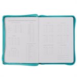 Trust in the Lord Teal Faux Leather 2025 Large 18-month Planner for Women