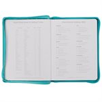 Trust in the Lord Teal Faux Leather 2025 Large 18-month Planner for Women