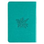 One Minute with God for Women Devotional, LuxLeather Turqoise