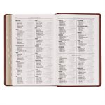 KJV Standard Giant-Print Bible--imitation leather, brown
