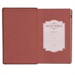 KJV Standard Giant-Print Bible--imitation leather, brown