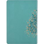 Be Still And Know Faux Leather Journal, Floral Tree