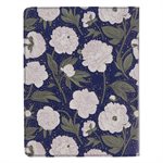 He Walks With Me - Flexcover, white floral