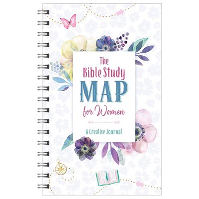 The Bible Study Map for Women: A Creative Journal (Spiral-bound)