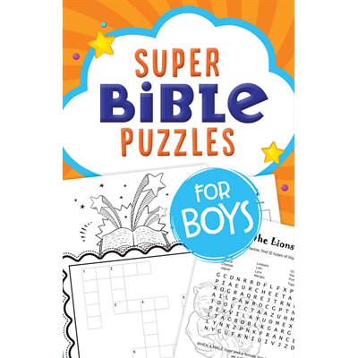 Super Bible Puzzles for Boys Super Bible Puzzles for Boys