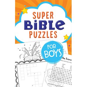 Super Bible Puzzles for Boys