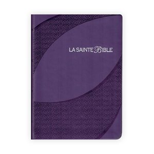 La Sainte Bible - (LSG 1910) Caractère Moyen, Violet avec Onglets, Parole de Jésus en rouge