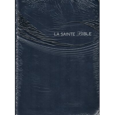 La Sainte Bible- Louis Segond, Gros Caractères, Marine