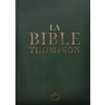 Bible Thompson Rigide verte avec onglets (Version La Colombe)