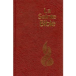 La Sainte Bible - Nouvelle Édition de Genève (NEG), Compacte, Couverture rigide rouge, tranche blanche