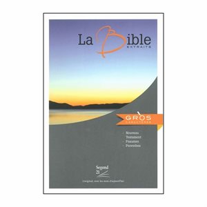 Nouveau Testament, Psaumes, Proverbes - Version Segond 21 (S21) à Gros Caractères, Couverture illustrée