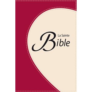 La Sainte Bible Segond 1910 Compacte (Couverture souple rouge, beige, tranche dorée)