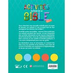 Activités autour de la Bible. Volume 2 100 activités, incluant des stickers pour les plus de 7 ans 