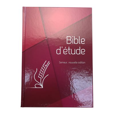 La Bible d’Étude Semeur, Nouvelle Édition (Couverture rigide rouge, Tranche blanche) La Bible d’Étude Semeur, Nouvelle Édition (Couverture rigide rouge, Tranche blanche)
