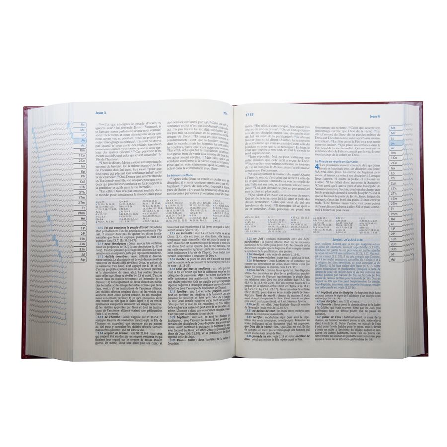 Bible d’Étude Semeur, Nouvelle Édition - Couverture Rigide Blanche ...