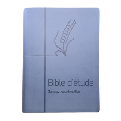 La Bible d’Étude Semeur, Nouvelle Édition (Couverture souple bleue, Tranche blanche)