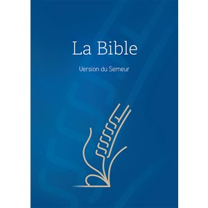 Bible, version Semeur, rigide bleue, tranche blanche