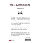 Notes sur l’Ecclésiaste