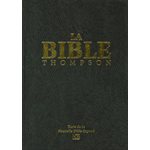 La Bible d’Étude Thompson, NBS, Nouvelle Bible Segond, Couverture Rigide Noire, Sans Onglets