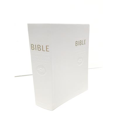 La Bible - Traduction Oecuménique de la Bible (TOB), à Notes Essentielles, Couverture semi-rigide blanche, tranche dorée, avec coffret La Bible - Traduction Oecuménique de la Bible (TOB), à Notes Essentielles, Couverture semi-rigide blanche, tranche dorée, avec coffret