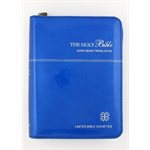  Catholic Good News Bible - Blue Zipper Illustrated