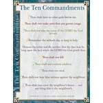 10 Commandments Wall Chart (KJV) (Charts)