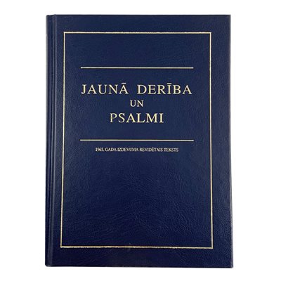 Latvian New Testament with Psalms (Hardcover)