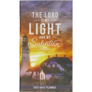 2025 Small Daily Planner The Lord is My Light And Salvation - Psalm 27:1
