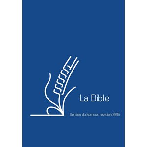 Bible Semeur - Format Poche Vivella Bleu Zip